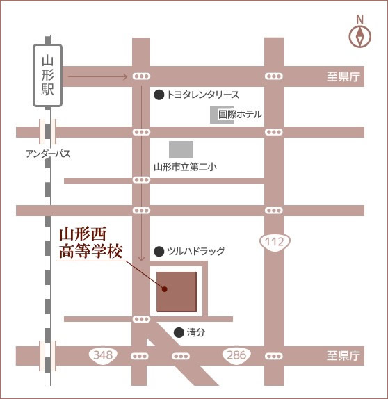 交通アクセス地図